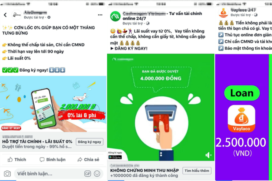 Những website hay app vay trực tuyến đều có điểm chung là thủ tục hết sức đơn giản, vay siêu tốc.