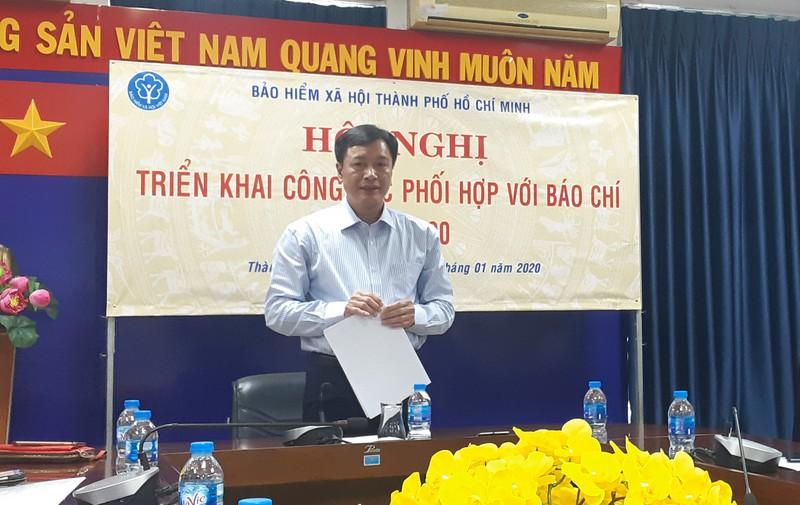 Ông Phan Văn Mến phát biểu tại  Hội nghị triển khai công tác phối hợp với báo chí.