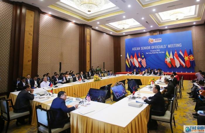 Toàn cảnh cuộc họp các quan chức cao cấp ASEAN. (Ảnh: TG&VN))