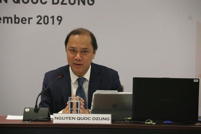 Thứ trưởng Bộ Ngoại giao Nguyễn Quốc Dũng. (Ảnh: VTV)