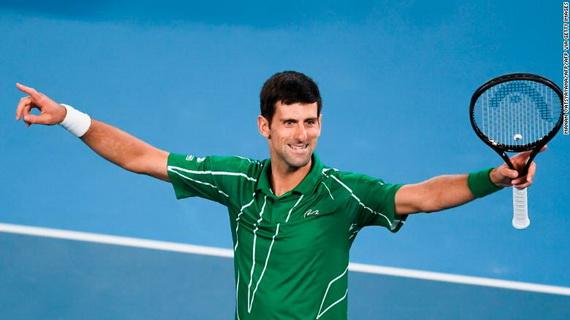 Niềm vui chiến thắng của Djokovic