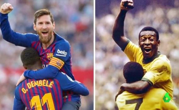 Messi sắp san bằng kỷ lục ghi bàn “siêu khủng” của Pele!