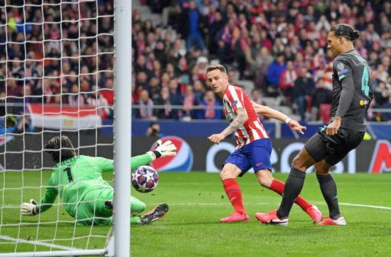 Niguez ghi bàn thắng duy nhất cho Atl.Madrid trước Liverpool