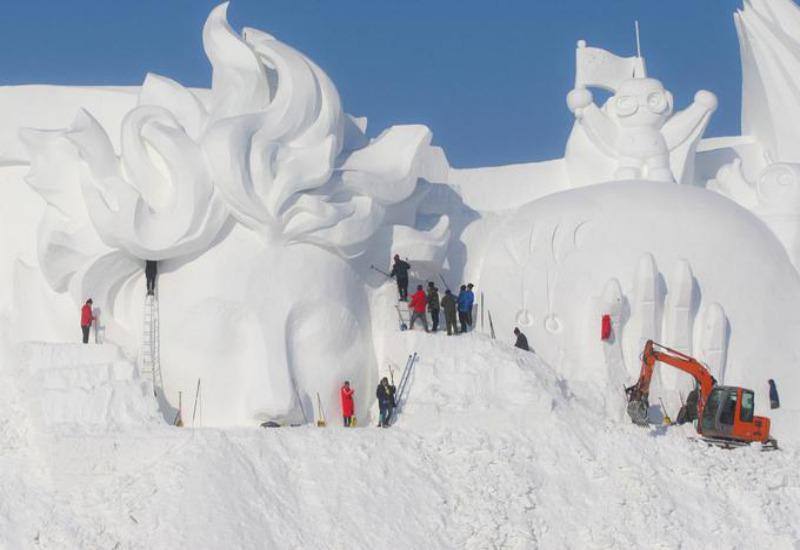 Khu triển lãm điêu khắc tuyết đảo Mặt Trời Sun Island được xem như là di sản văn hóa của thành phố âm nhạc Cáp Nhĩ Tân