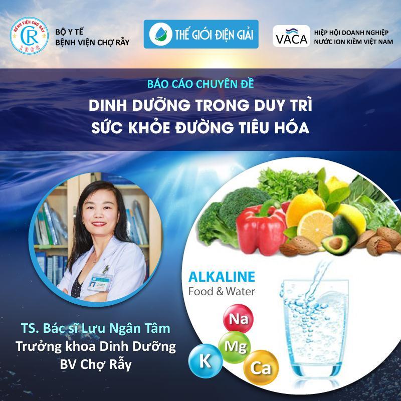 Báo cáo chuyên đề của TS. BS. Ngân Tâm, Trưởng khoa Dinh dưỡng BV Chợ Rẫy
