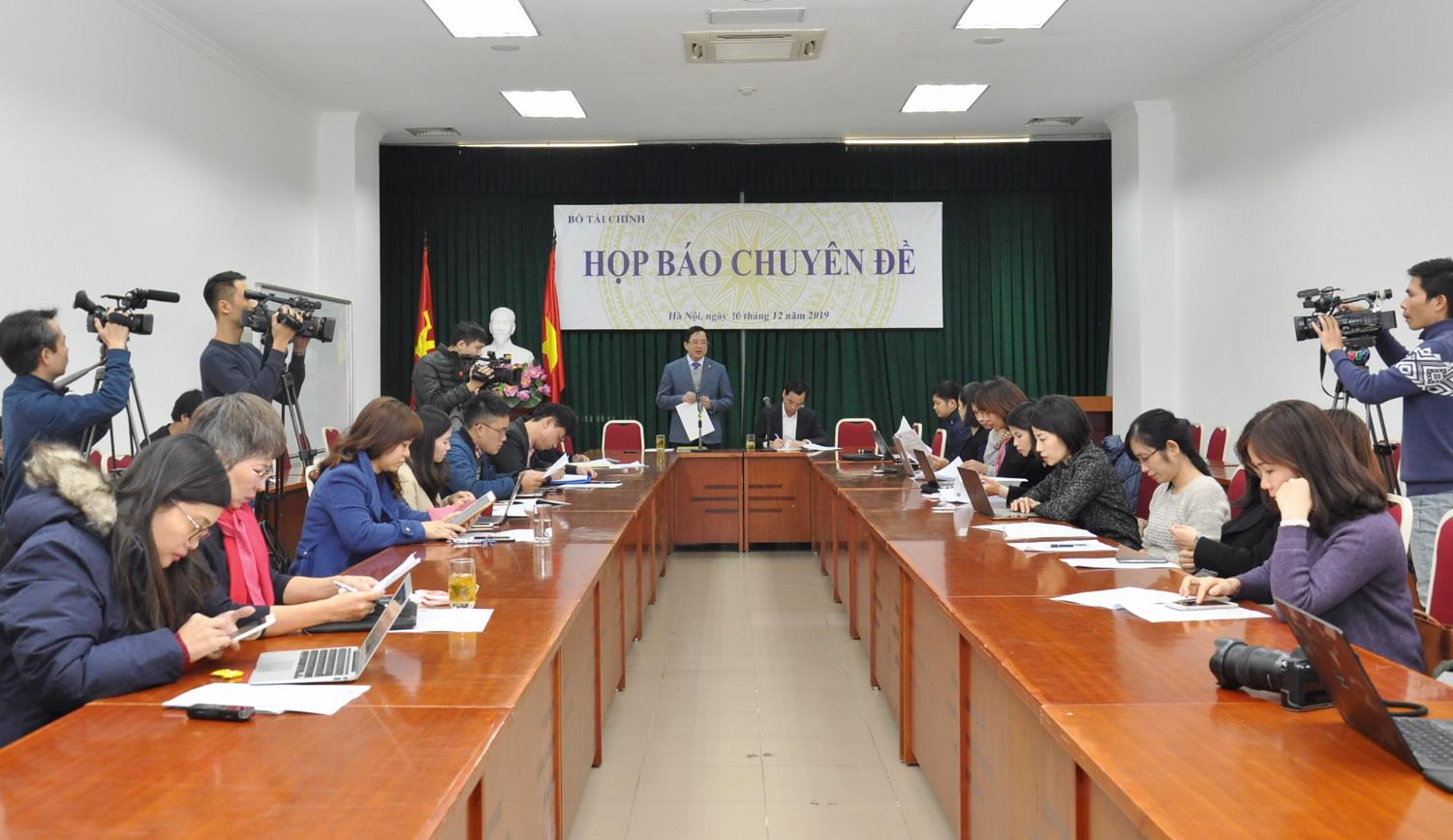 Tại buổi họp báo chuyên đề của Bộ Tài Chính