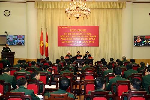 Phó Thủ tướng Vũ Đức Đam chủ trì hội nghị trực tuyến toàn quân về dịch bệnh nCoV