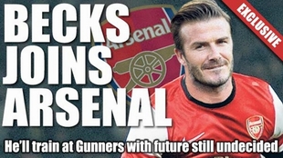 Beckham bất ngờ gia nhập Arsenal!