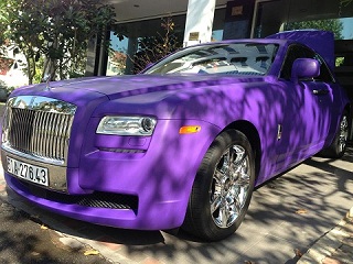 Cận cảnh Rolls-Royce màu &quot;độc&quot; của Cường đô la