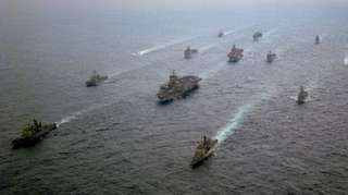 Mỹ tập trận rầm rộ trên biển với 20 nước