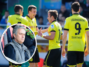 Mourinho thân chinh sang Đức “xem giò” Dortmund