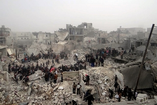 Syria: Quân chính phủ dùng không quân đập tan tác phe nổi dậy