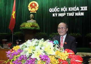 Chủ tịch Quốc hội Nguyễn Sinh Hùng: &quot;Toàn bộ quy trình lấy phiếu tín nhiệm được làm công khai, minh bạch&quot;