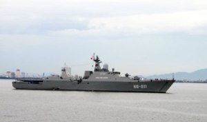 Hai tàu hải quân Việt Nam tuần tra chung với tàu hải quân Trung Quốc