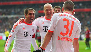 Vòng 2 Bundesliga, Bayern thắng nhẹ ở Frankfurt