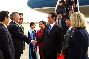 Thủ tướng Nguyễn Tấn Dũng đến Washington