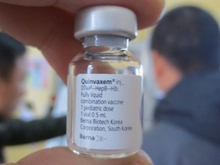 Cả nước đã có 53 tỉnh, thành phố tiêm lại vắcxin Quinvaxem