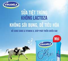 Sữa tiệt trùng không Lactoza đầu tiên tại Việt Nam