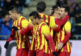 Messi lập cú đúp giúp Barca đánh bại Getafe