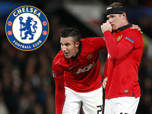 M.U mất Rooney và Van Persie ở đại chiến Chelsea