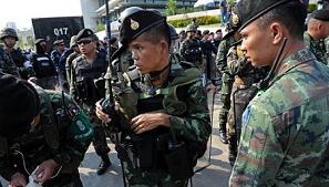 Thái Lan “dàn” hàng ngàn quân khắp thủ đô