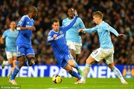 Chelsea khiến Man City ôm hận tại Etihad