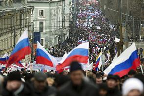 Nga: Diễu hành rầm rộ ủng hộ ông Putin đánh Ukraine
