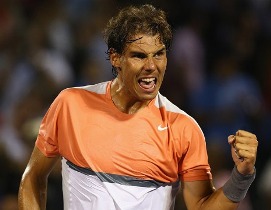 Đánh bại Raonic, Nadal lọt vào bán kết Miami Masters