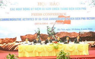 Nhiều hoạt động kỷ niệm 60 năm chiến thắng Điện Biên Phủ