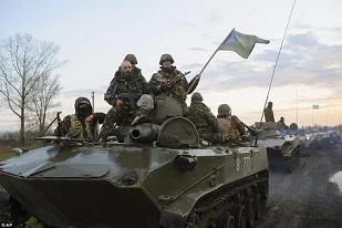  Xe tăng, đặc nhiệm Ukraine vây miền đông