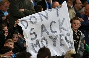 CĐV Man City cầu xin đừng sa thải Moyes!