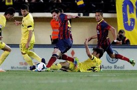 Messi lập công giúp Barca ngược dòng trước Villareal