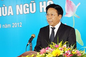 Chủ tịch Hội hữu nghị Việt - Nhật  nhận Huân chương cao quý