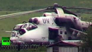 Sốc Kiev dùng trực thăng Liên Hợp Quốc “đánh” miền đông