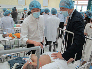 Ngày cao điểm, Hà Nội có 1096 người điều trị sởi