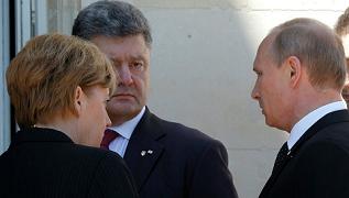 Cuộc gặp gỡ bất ngờ giữa lãnh đạo Nga, Ukraine
