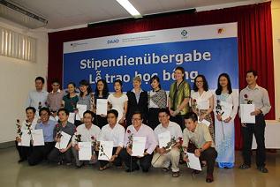Đức trao học bổng cho 59 cán bộ và sinh viên Việt Nam