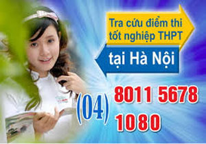 Gọi 04 1080 để biết điểm thi tốt nghiệp THPT tại Hà Nội