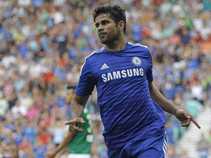 Diego Costa khai hỏa ngay trong trận ra mắt Chelsea