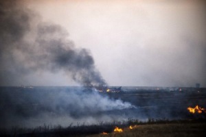 Chiến đấu cơ Ukraine trúng đạn, phát nổ giữa bầu trời