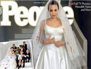 Hé lộ ảnh cưới đầu tiên của cặp đôi vàng Brad Pitt - Angelina Jolie