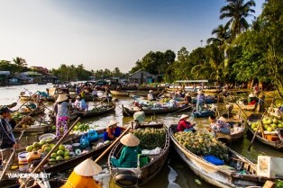Chợ nổi Cái Răng lọt top chợ nổi đẹp nhất châu Á