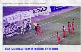 Việt Nam đã dạy Iran bài học về bóng đá