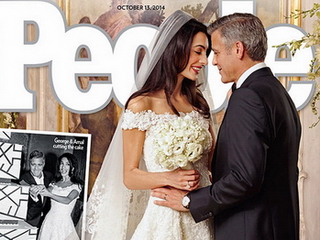 Hé lộ bức ảnh cưới tài tử &quot;sát gái&quot; George Clooney