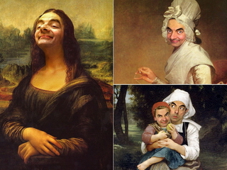 &quot;Ngất&quot; với ảnh Mr Bean &quot;lột xác&quot; thành Mona Lisa