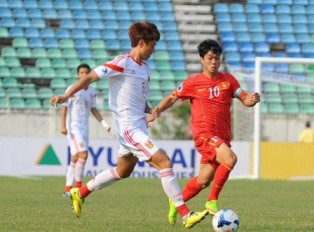 Giải U19 châu Á 2014:: U19 Việt Nam mất chiến thắng trước U19 Trung Quốc