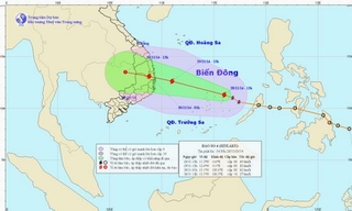 Thông tin mới nhất về bão số 4 vào Biển Đông
