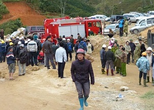 Khẩn trương cứu chữa nạn nhân vụ sập hầm thủy điện Đạ Dâng