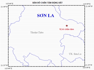 Động đất xảy ra tại Sơn La