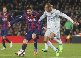 Messi lập công giúp Barca giành lợi thế trước Atletico Madrid